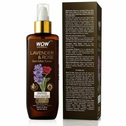 WOW Skin Science Lavender & Rose No Parabens & Sulphate Skin Mist Toner - 200 Ml