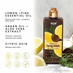 WOW Skin Science Lemon & Pine Foaming Body Wash Bath & Body