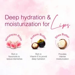 WOW Skin Science Himalayan Rose Lip Balm To Moisturize Chapped & Cracked Lips With 100% Natural Himalayan Pure Rose Oil New Launch