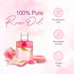 WOW Skin Science Himalayan Rose Lip Balm To Moisturize Chapped & Cracked Lips With 100% Natural Himalayan Pure Rose Oil New Launch