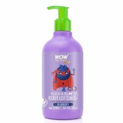 WOW Skin Science Mother & Child Kids Plush & Plump Body Lotion - Blueberry - SPF 15 - No Parabens, Mineral Oil, Silicones & Color - 300 Ml