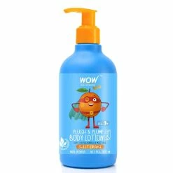 WOW Skin Science Mother & Child Kids Plush & Plump Body Lotion - Sweet Orange - SPF 15 - No Parabens, Mineral Oil, Silicones & Color - 300 Ml