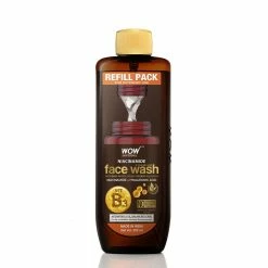 WOW Skin Science Face Wash Refill Niacinamide Foaming Face Wash For Blemishes, Oil Control & Acne Spots - Refill Pack For Extended Use - 200ml