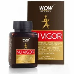 WOW Life Science Nutrition Nu Vigor 60 Capsules
