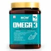 WOW Life Science Omega-3 1500mg Capsules With Fish Oil - EPA 270 + DHA 180 Enriched