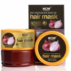 WOW Skin Science Onion Hair Mask For Hair Growth, Hair Fall & Damaged Hair - 200 Ml