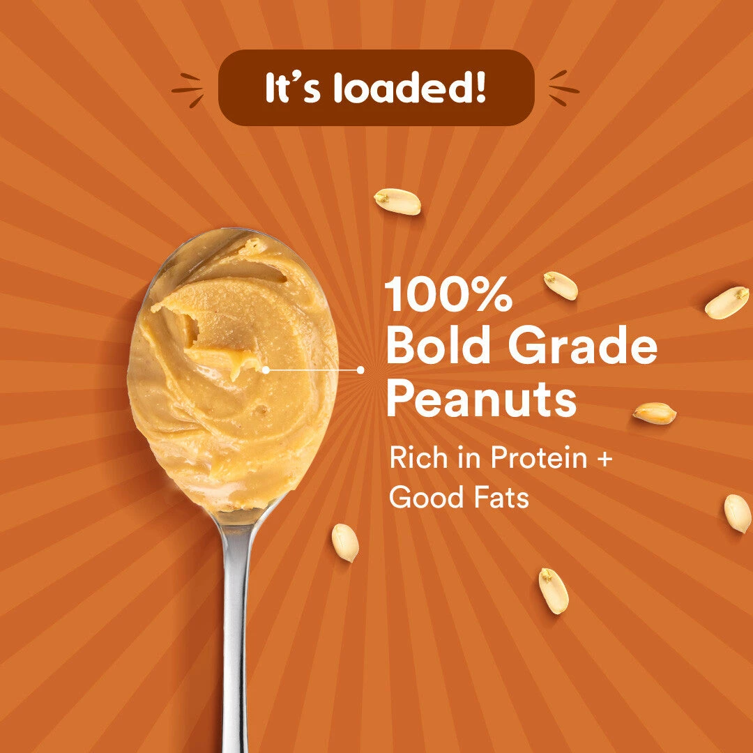 WOW Skin Science Creamy Unsweetened Peanut Butter - 500 Gm Nutrition