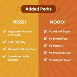 WOW Skin Science Creamy Unsweetened Peanut Butter - 500 Gm Nutrition