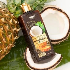 WOW Skin Science Pineapple & Fresh Coconut Water Foaming Body Wash Bath & Body
