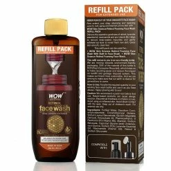 WOW Skin Science Retinol Foaming Face Wash For Fine Lines, Age Spots & Blemishes - Refill Pack For Extended Use - 200ml