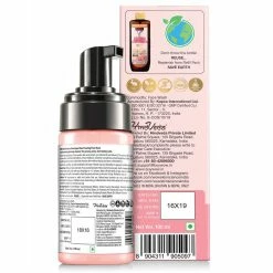 Wow Skin Science Himalayan Rose Foaming Face Wash - Contains Rose Water & Aloe Vera Extract - For Cleansing & Toning - No Parabens, Sulphate, Silicones & Synthetic Color - 100 Ml