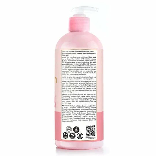 WOW Skin Science Bath & Body Himalayan Rose Body Lotion