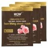 WOW Skin Science Sheet Face Mask Himalayan Rose Natural Cupra Fiber Face Lifting Sheet Mask - Skin Brightening, Skin Smoothening And Skin Toning