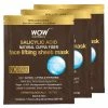 WOW Skin Science Sheet Face Mask Salicylic Acid Natural Fiber Cupra Face Lifting Sheet Mask - Balances Sebum, Controls Acne And Renews Skin
