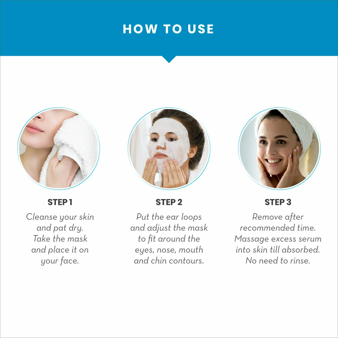 WOW Skin Science Sheet Face Mask Salicylic Acid Natural Fiber Cupra Face Lifting Sheet Mask - Balances Sebum, Controls Acne And Renews Skin