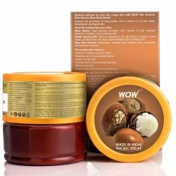 WOW Skin Science Bath & Body Raw African Shea Body Butter - No Parabens, Silicones, Mineral Oil & Color - 200 Ml