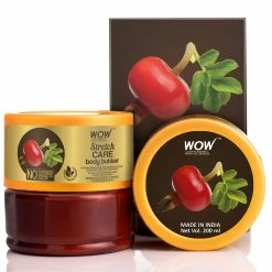 WOW Skin Science Bath & Body Stretch Care Body Butter - No Parabens, Silicones, Mineral Oil & Color - 200 Ml