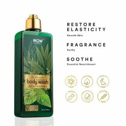 WOW Skin Science Tea Tree & Mint Foaming Body Wash Bath & Body