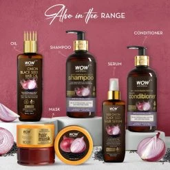 WOW Skin Science Onion Hair Mask For Hair Growth, Hair Fall & Damaged Hair - 200 Ml