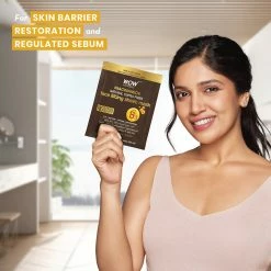 WOW Skin Science Niacinamide Natural Fiber Cupra Face Lifting Sheet Mask - Reduces Blemishes , Restores Skin Barrier And Regulates Sebum Sheet Face Mask