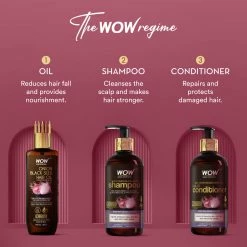 WOW Skin Science Onion Conditioner For Hair Fall Control, Hair Growth, Dry & Frizzy Hair