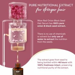 WOW Skin Science Onion Hair Serum For Hair Growth, Hair Fall Control, Dry And Frizzy Hair - 100 Ml