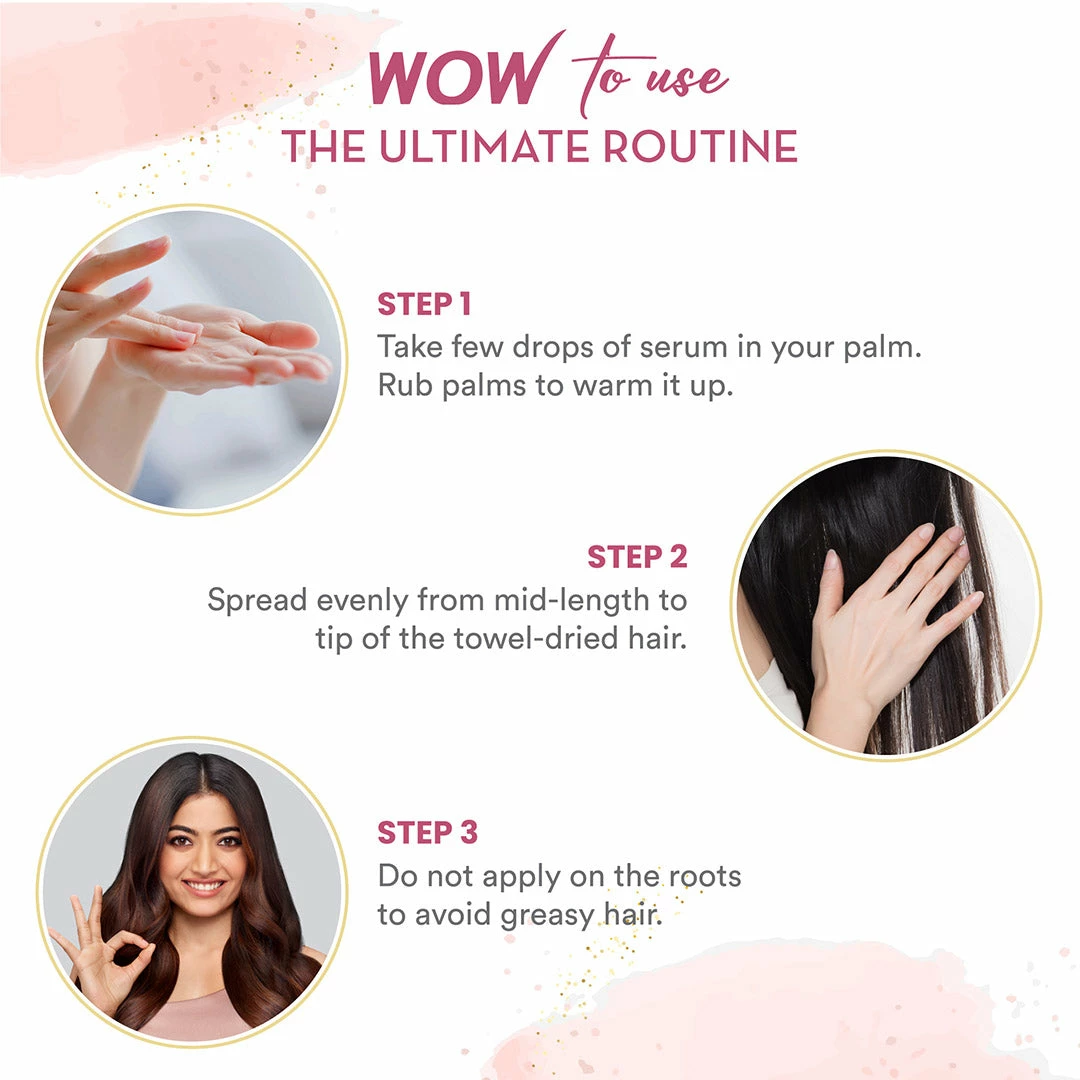 WOW Skin Science Onion Hair Serum For Hair Growth, Hair Fall Control, Dry And Frizzy Hair - 100 Ml