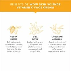WOW Skin Science Vitamin C Face Cream For Skin Brightening And Moisturizing - 50mL