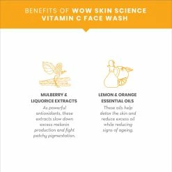 WOW Skin Science Vitamin C Foaming Face Wash For Skin Brightening
