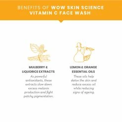 Wow Skin Science Vitamin C Face Wash In Paper Tube (Eco Friendly Packaging) - No Parabens, Sulphate, Silicones & Color - 100ml