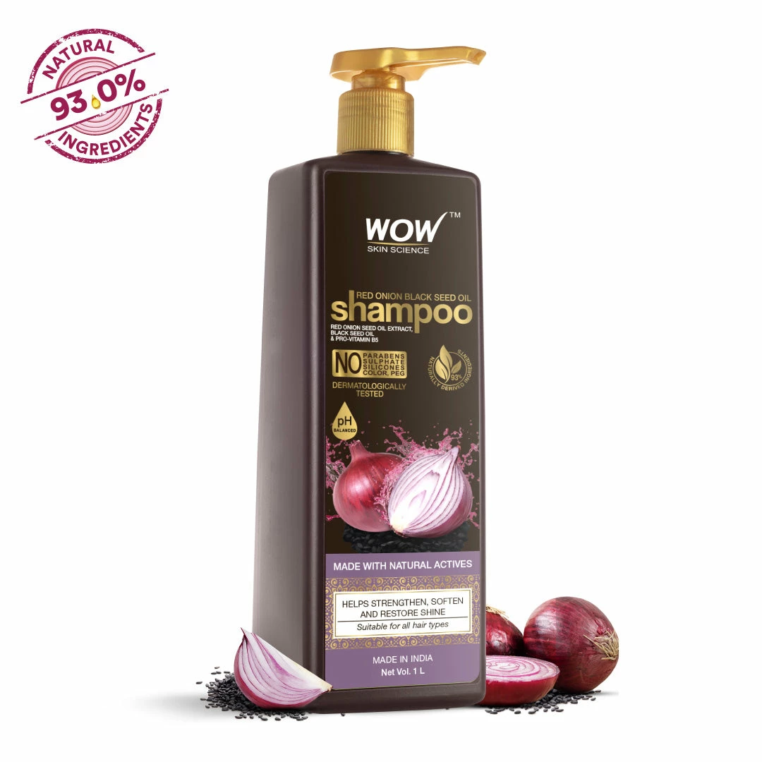 WOW Skin Science Onion Shampoo For Hair Growth And Hair Fall Control