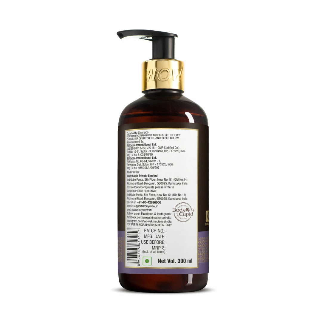 WOW Skin Science Onion Shampoo For Hair Growth And Hair Fall Control