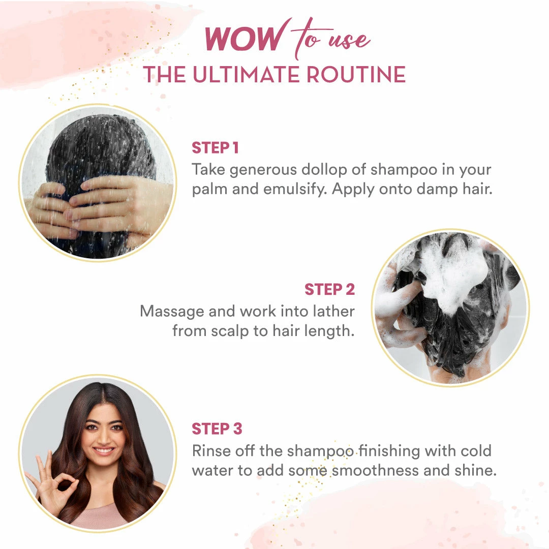 WOW Skin Science Onion Shampoo For Hair Growth And Hair Fall Control