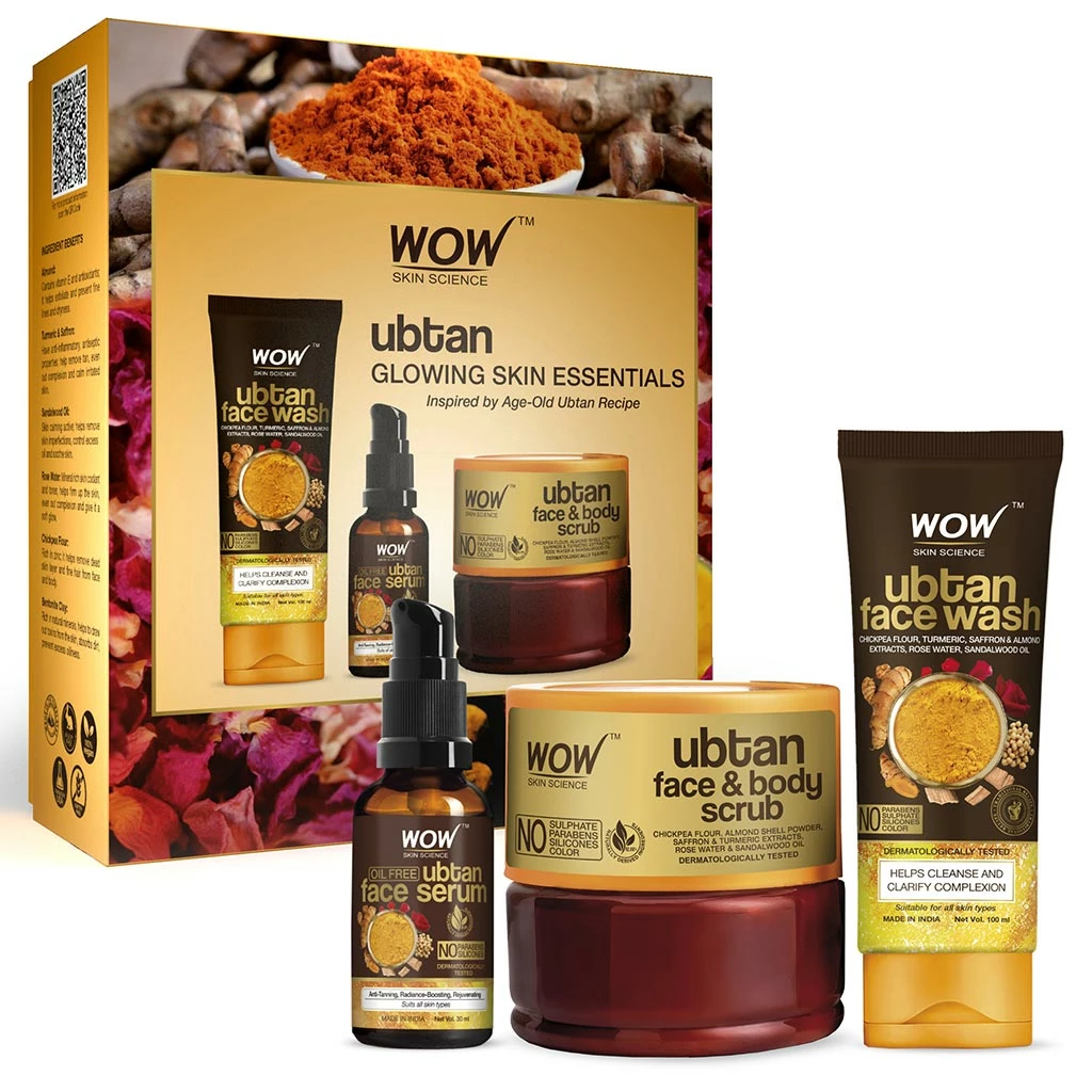 Gift Sets WOW Skin Science Ubtan Glowing Skin Essentials - 330 ML