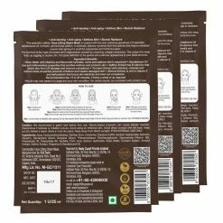 WOW Skin Science Sandalwood Oil, Saffron & Turmeric Extract Infused 2 In 1 Ubtan Face Lifting Sheet Mask - For Tan Removal & Anti-Aging