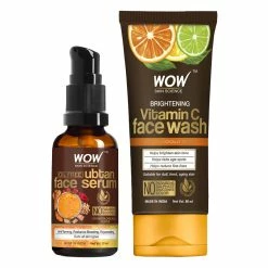 WOW Skin Science Ubtan Serum + Vitamin C Face Wash Tube Ubtan Range