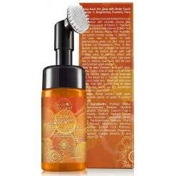 Vitamin C Brightening Foaming Face Wash (with Built-in-brush) By Body Cupid - 100 Ml