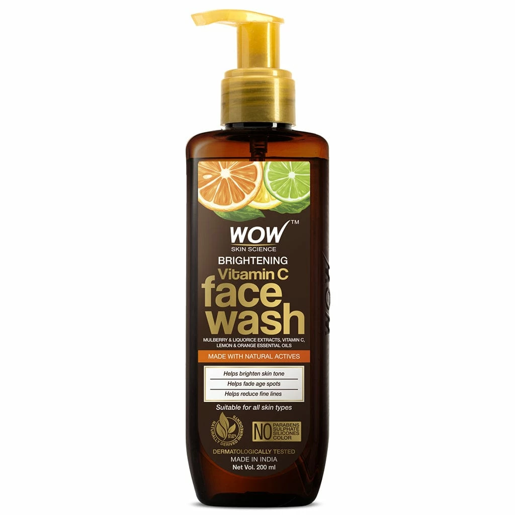 WOW Skin Science Vitamin C Foaming Face Wash For Skin Brightening