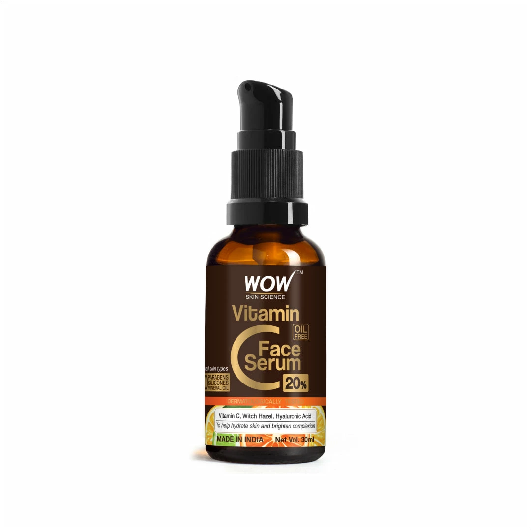 WOW Skin Science Vitamin C Serum For Face - For Skin Brightening And Hydration - Genuine 20%