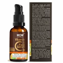 WOW Skin Science Vitamin C+(Plus) Face Serum - Vitamin C 20%, Ferulic Acid 1% - Brightening, Anti-Aging Skin Repair - 30 Ml