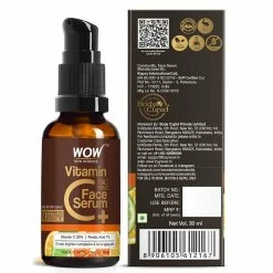 WOW Skin Science Vitamin C+(Plus) Face Serum - Vitamin C 20%, Ferulic Acid 1% - Brightening, Anti-Aging Skin Repair - 30 Ml