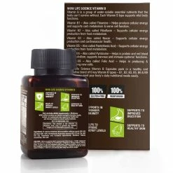 WOW Life Science Vitamin B 60 Capsules