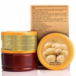WOW Skin Science Vitamin E Body Butter - No Parabens, Silicones, Mineral Oil & Color - 200 Ml
