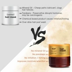 WOW Skin Science Sunflower Biolipids & Argan Oil Hair Mask For Dry & Damaged Hair