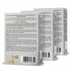 WOW Skin Science Activated Bamboo Charcoal Bathing Bar - With Bamboo Charcoal Powder - Pack Of 3