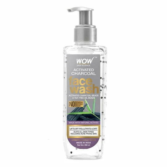 WOW Skin Science Activated Charcoal Face Wash