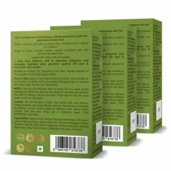 WOW Skin Science Aloe Vera Bathing Bar - With Aloe Vera Extract - Pack Of 3