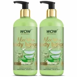 WOW Skin Science Aloe Vera Body Lotion (Ultra Light) For Dry Skin Bath & Body
