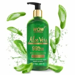 WOW Skin Science Aloe Vera Gel For Face, Skin And Hair - For Both Men And Women ( NO Parabens, Mineral Oils, Silicones, Color & Synthetic Fragrances )