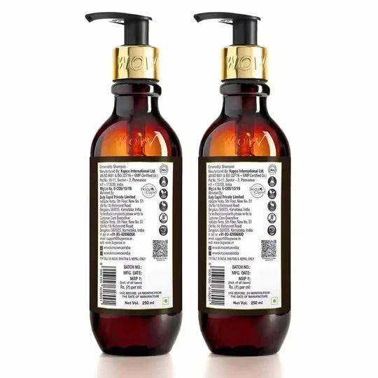 WOW Skin Science Hair Aloe Vera Shampoo For Hydration And Soothing Scalp
